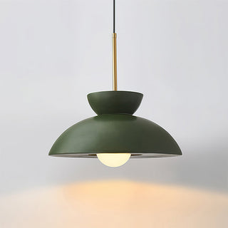 Augustus Black Resin Pendant Light