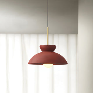 Augustus Black Resin Pendant Light
