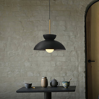 Augustus Black Resin Pendant Light