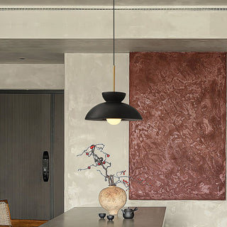 Augustus Black Resin Pendant Light