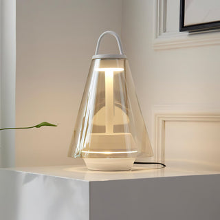 Aura Glow Contemporary Aluminum Portable Table Light