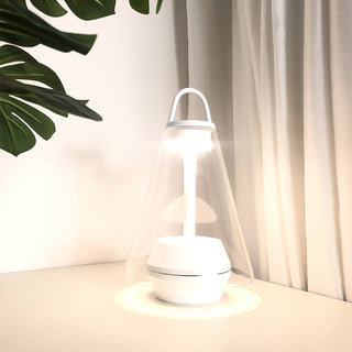 Aura Glow Contemporary Aluminum Portable Table Light