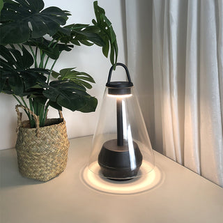 Aura Glow Contemporary Aluminum Portable Table Light