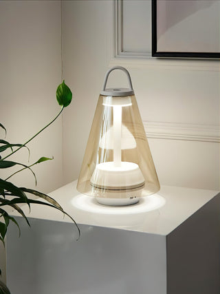 Aura Glow Contemporary Aluminum Portable Table Light