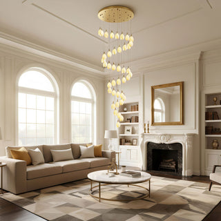 Liora Petal Cascade Chandelier