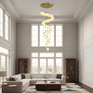 Liora Petal Cascade Chandelier