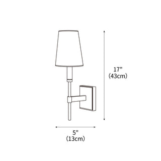 Aurelia Minimalist Fabric Wall Sconce 5