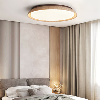 Elvinila Ring-Rim Travertine Ceiling Light - Blowlighting