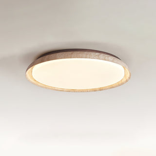 Elvinila Ring-Rim Travertine Ceiling Light - Blowlighting