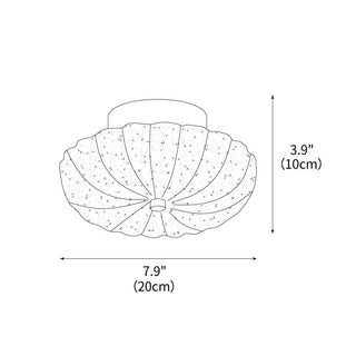 Aurora Floral Glass Ceiling Light