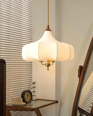 Aurora Bloom Retro Cloth Pendant Light