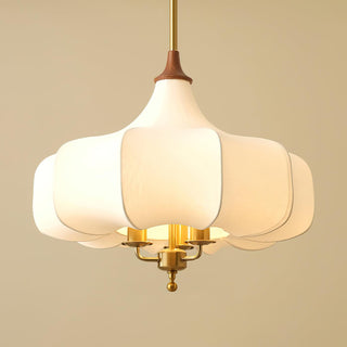 Aurora Bloom Retro Cloth Pendant Light