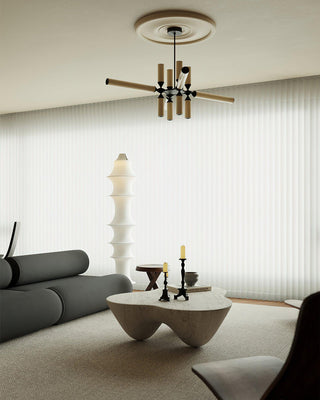 Auston Sculptural Cloth Floor Light
