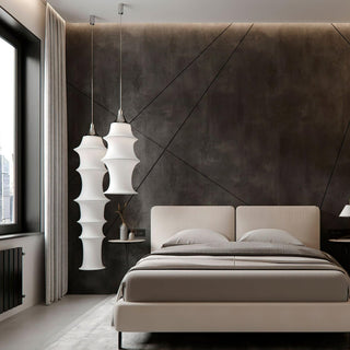 Auston Sculptural Cloth Pendant Light