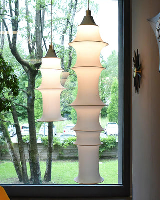 Auston Sculptural Cloth Pendant Light