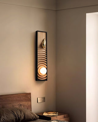 Ripplo Artistic Wood Wall Lamp