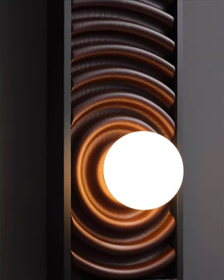 Ripplo Artistic Wood Wall Lamp