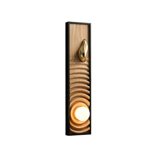 Ripplo Artistic Wood Wall Lamp