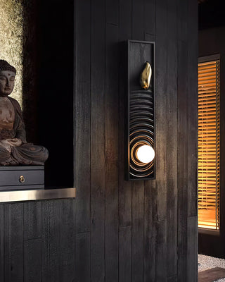 Ripplo Artistic Wood Wall Lamp