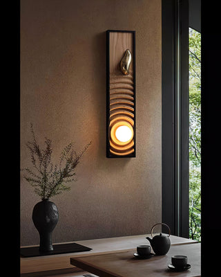 Ripplo Artistic Wood Wall Lamp