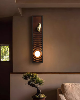 Ripplo Artistic Wood Wall Lamp