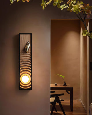 Ripplo Artistic Wood Wall Lamp
