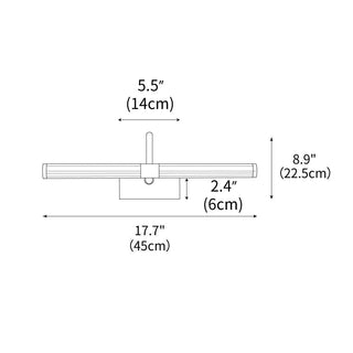 Avery Contemporary Acrylic Wall Light