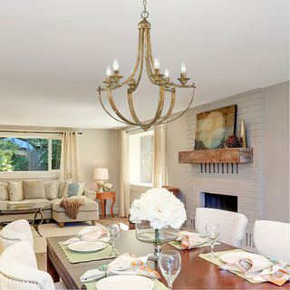 Provenza Vintage Brass Chandelier
