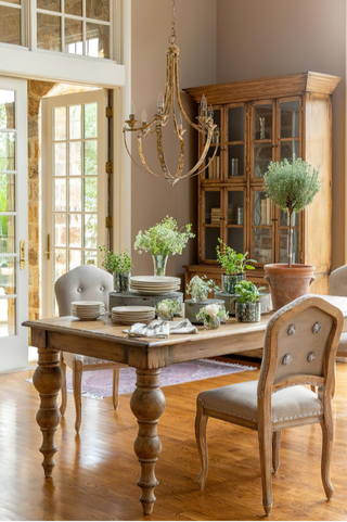 Provenza Vintage Brass Chandelier