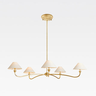 Avril Modern Brass Chandelier