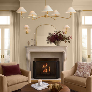 Avril Modern Brass Chandelier