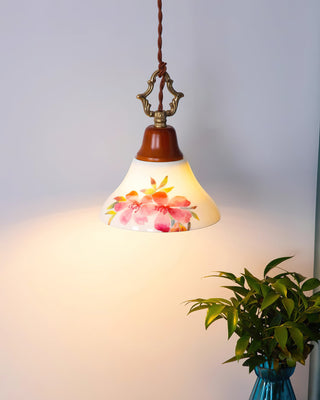 Lenk Vintage Ceramics Pendant Lamp