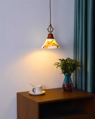 Lenk Vintage Ceramics Pendant Lamp