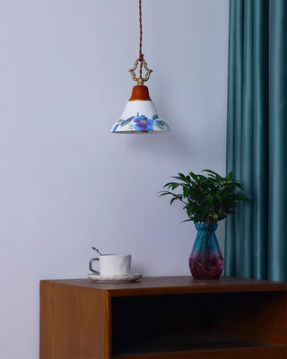 Lenk Vintage Ceramics Pendant Lamp