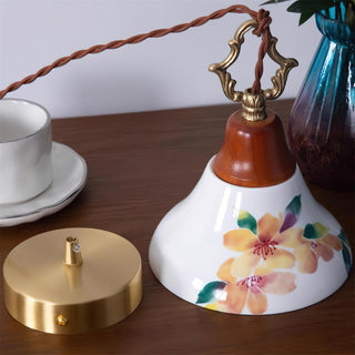 Lenk Vintage Ceramics Pendant Lamp