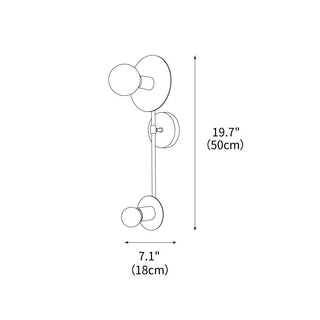 Balance Scale Mid-Century Modern Metal Wall Light