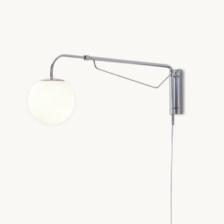 Balin Modern Chrome Glass Wall Sconce