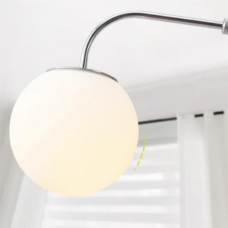 Balin Modern Chrome Glass Wall Sconce