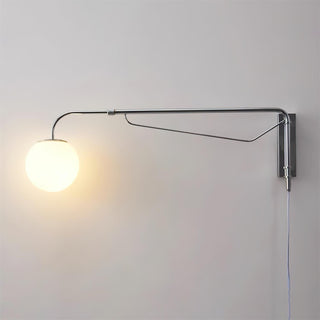 Balin Modern Chrome Glass Wall Sconce