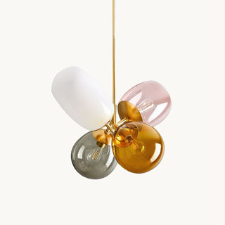 Lila Multicolor Glass Cluster Pendant Light