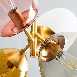Lila Multicolor Glass Cluster Pendant Light