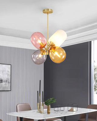 Lila Multicolor Glass Cluster Pendant Light