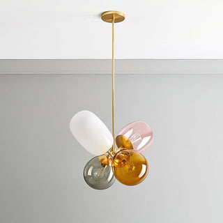 Lila Multicolor Glass Cluster Pendant Light
