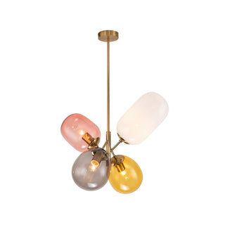 Lila Multicolor Glass Cluster Pendant Light