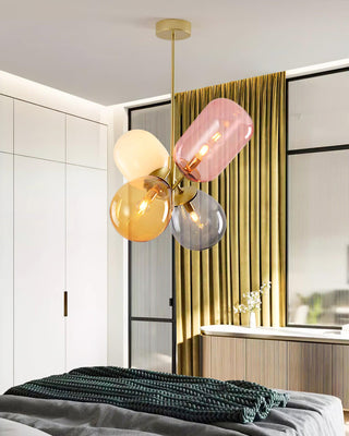 Lila Multicolor Glass Cluster Pendant Light