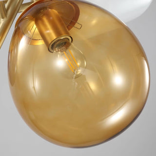 Lila Multicolor Glass Cluster Pendant Light
