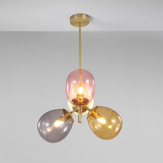 Lila Multicolor Glass Cluster Pendant Light