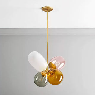 Lila Multicolor Glass Cluster Pendant Light