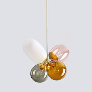 Lila Multicolor Glass Cluster Pendant Light