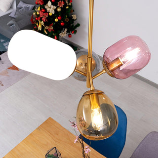 Lila Multicolor Glass Cluster Pendant Light
